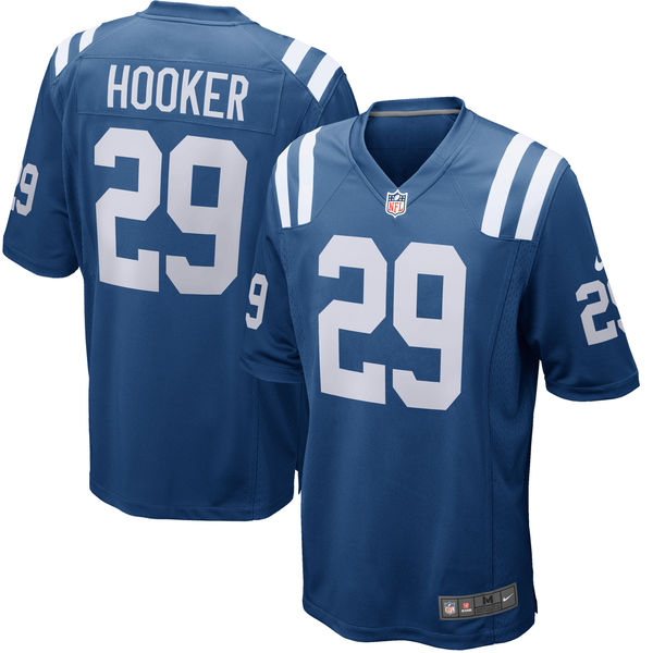 Customized Men Indianapolis Colts #29 Malik Hooker Nike Royal 2017 Draft Pick Game Jersey->->NFL Jersey